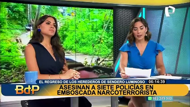 ¿Quién está detrás del asesinato de siete policías en emboscada narcoterrorista en el VRAEM?