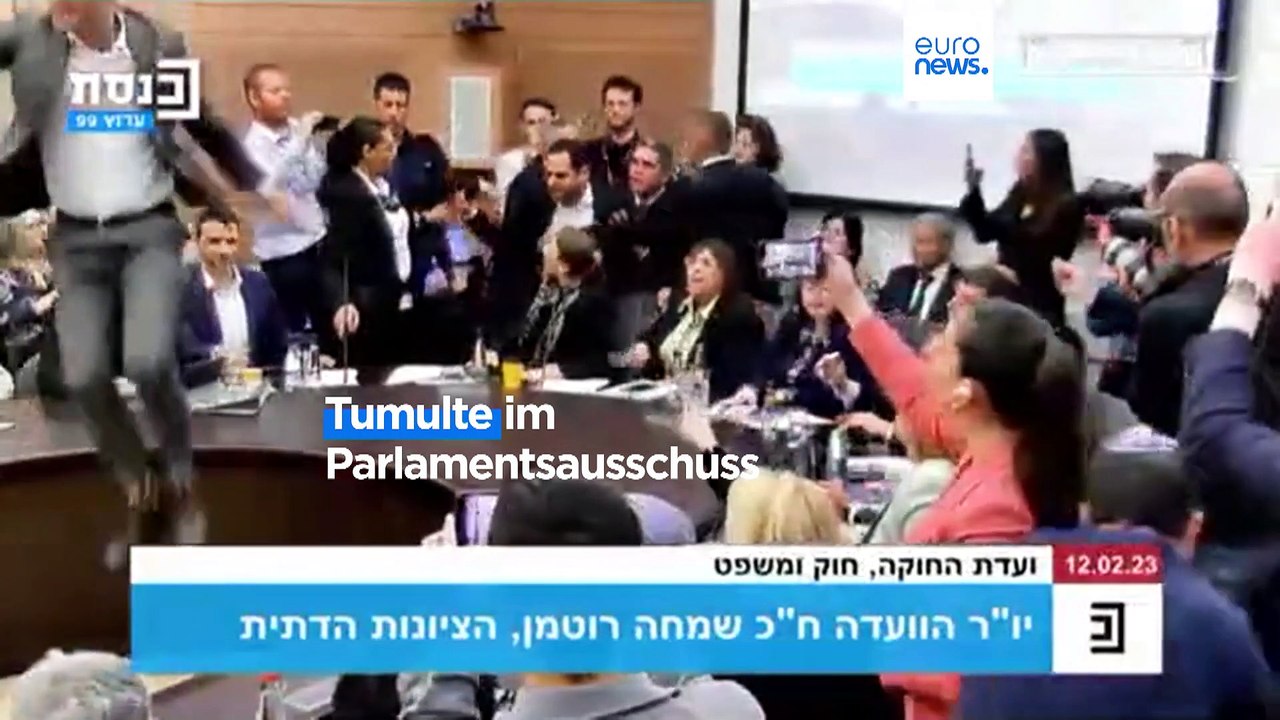 Tumulte in der Knesset: Proteste gegen Justizreform verschärfen sich