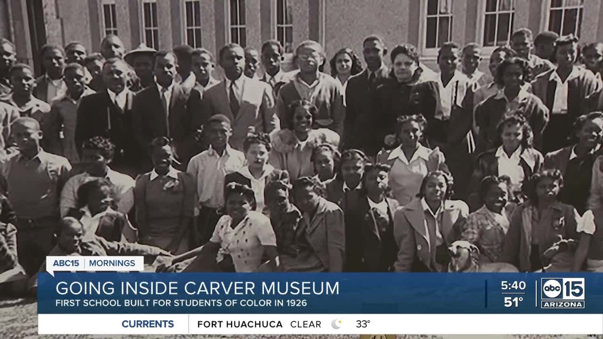 ⁣A look at the history of Phoenix's Carver school, Arizona's first school built entirely fo