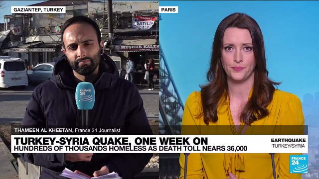 Turkey-Syria quake, one week on: Hundreds of thousands homeless as death toll nears 36,000