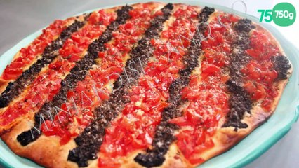 Tarte fine tomate et tapenade entièrement maison