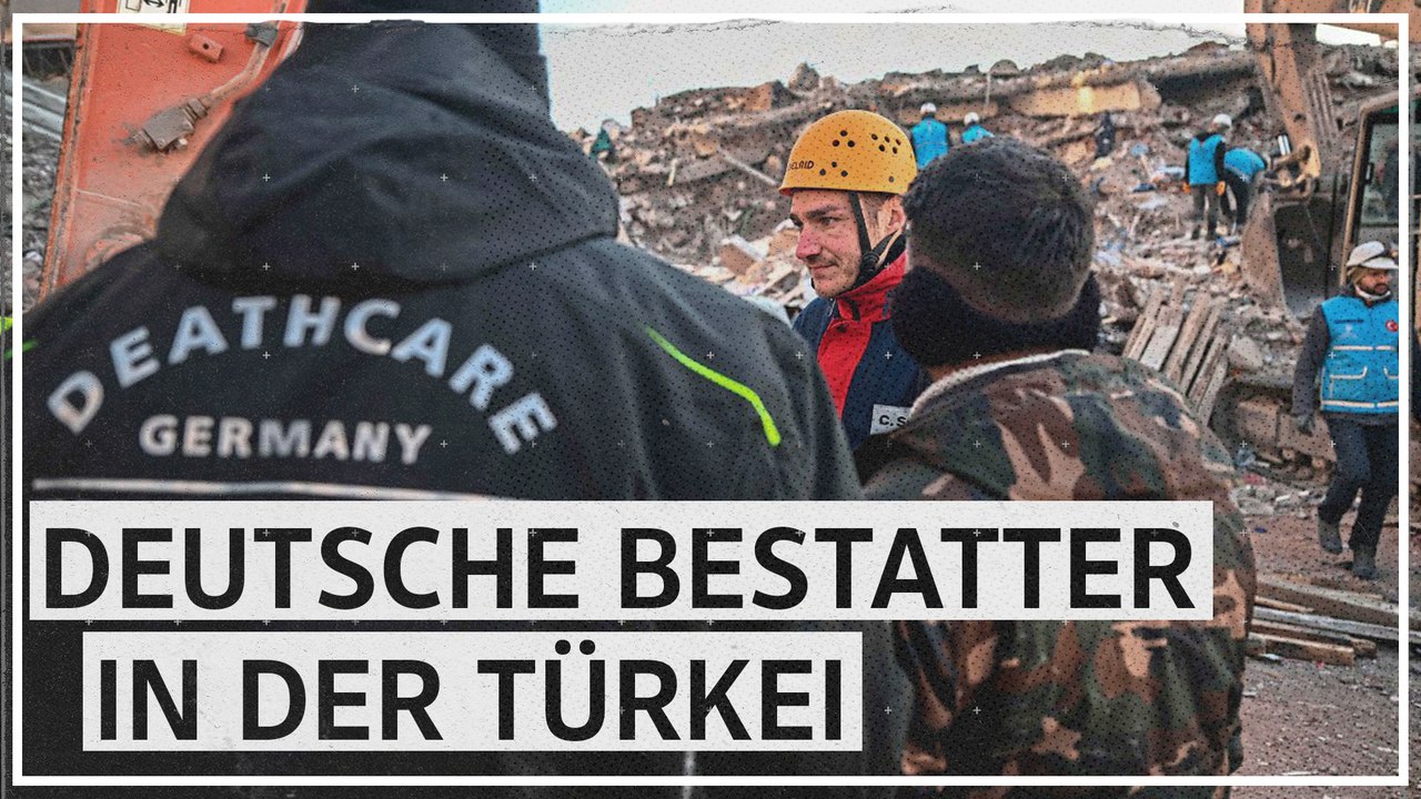 Deutsche Bestattungsexperten identifizieren Tote im türkischen Erdbebengebiet