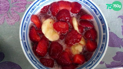 Méli-mélo fraise banane orange