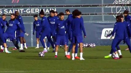 Léger footing et passements de jambes : entraînement sans encombre pour Mbappé et Messi