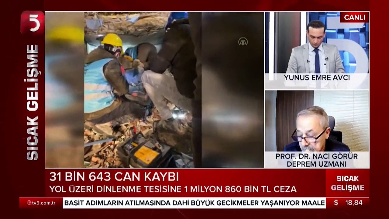 Prof. Dr. Naci Görür: "Marmara depremi eli kulağında."