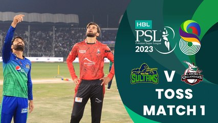 Toss | Multan Sultans vs Lahore Qalandars | Match 1 | HBL PSL 8 | MI2T