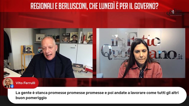 Regionali e Berlusconi, che lunedì è per il governo? Segui la diretta con Peter Gomez