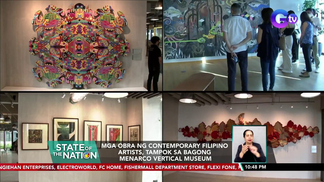 Mga obra ng contemporary Filipino artists, tampok sa bagong Menarco Vertical Museum | SONA