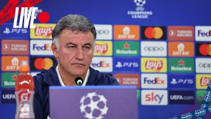 Replay : Conf de presse de Christophe Galtier et Neymar Jr avant Paris - Bayern