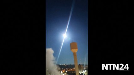 Estas son las resplandecientes imágenes que dejó la desintegración de un meteorito en Francia