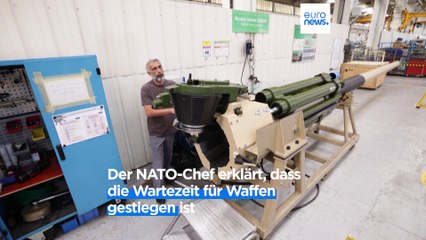 Stoltenberg warnt NATO-Staaten vor Engpässen bei Waffen und Munition