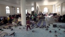 أوضاع مأساوية.. المساجد والخيام ملجأ للناجين من الزلزال في ريف عفرين