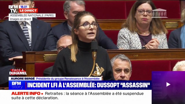 Olivier Dussopt qualifié d'assassin : Aurore Bergé demande des excuses claires et sincères