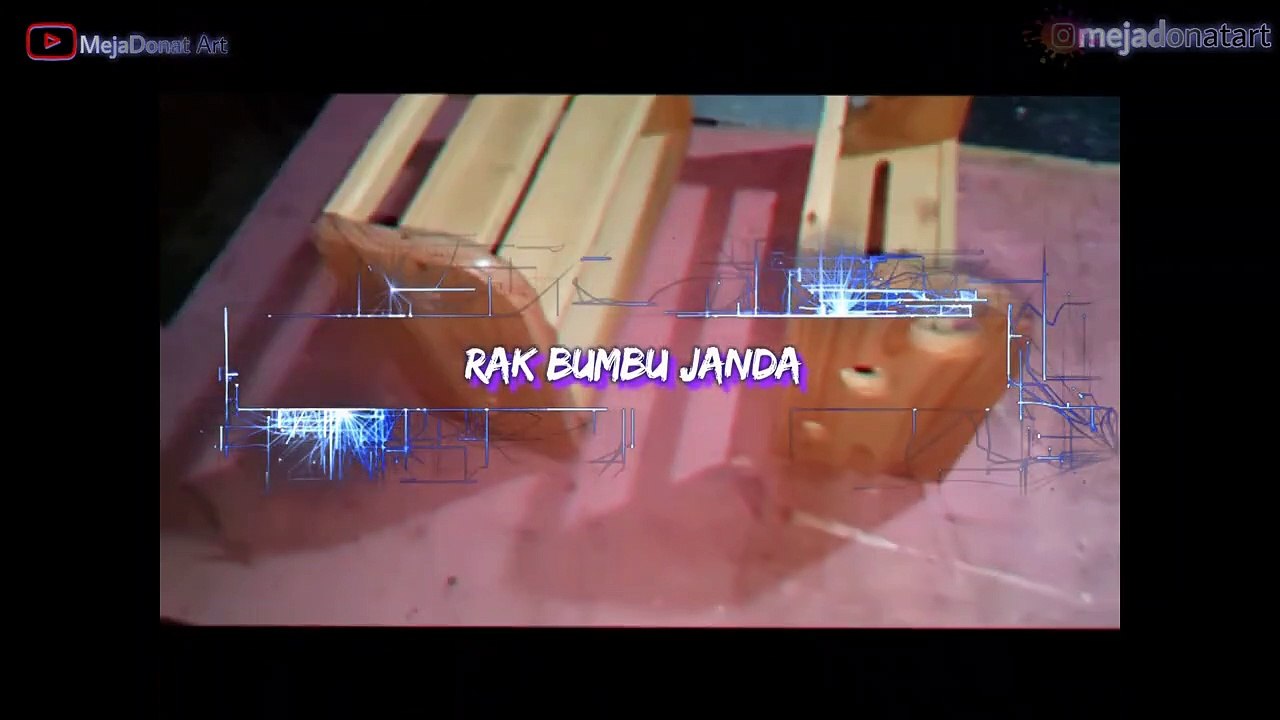 DIY‼️IDE KREATIF FINISHING RAK BUMBU Janda JAti belaNDA Ala @MejaDonatArt