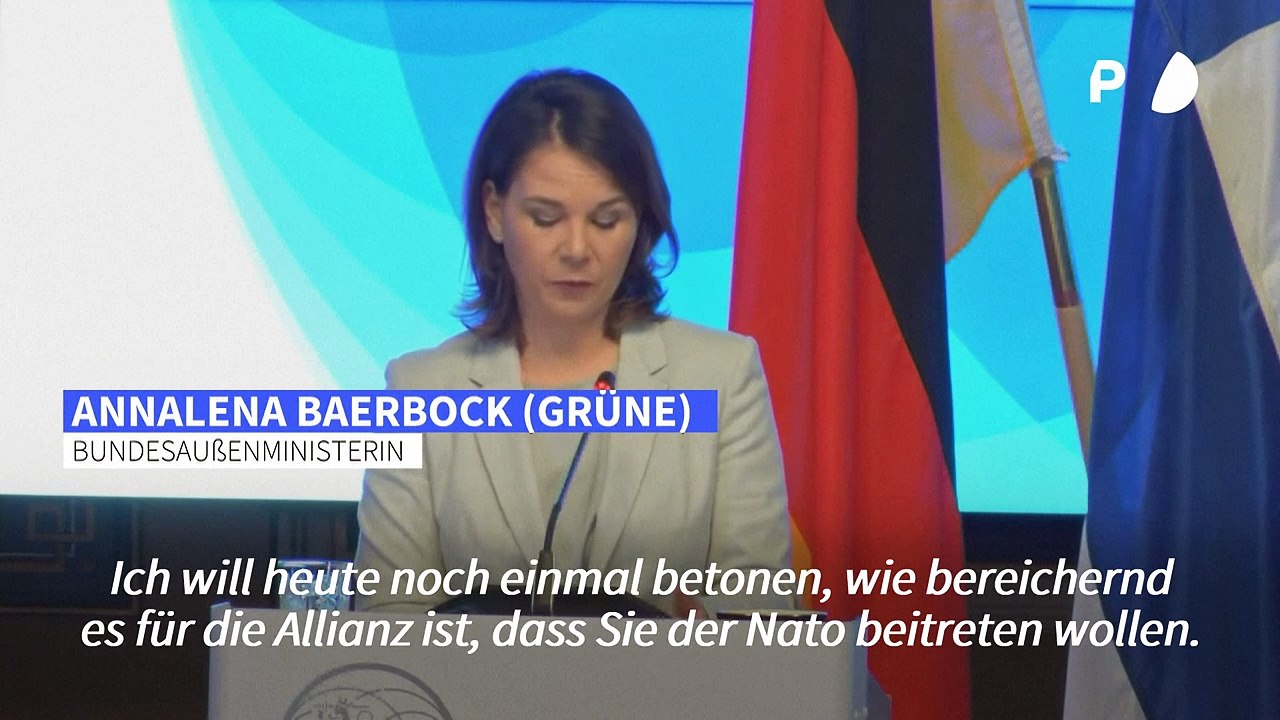 Baerbock: Nato-Beitritt Finnlands und Schwedens „ohne Verzögerung umsetzen“