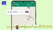 Voice MEssage Se Parishan Afrad Ke Liye Whatsapp Ka zabardast Feature