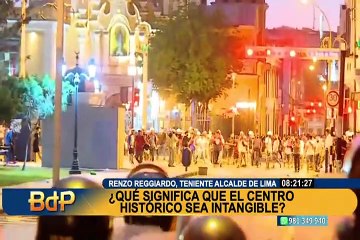 Renzo Reggiardo: "Centro histórico será zona intangible de manera indefinida"