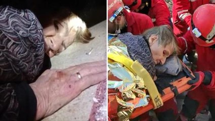Ekiplerden 152 saat sonra kurtarılan İsmihan teyzeye moral desteği: Merak etme birazdan göreceğin ışık güneş ışığı olacak