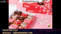 Heart-shaped donuts at Krispy Kreme, Dunkin' and other Valentine's Day