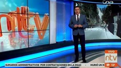 Notivisión presenció la caída de una roca en trabajos preventivos de la Av. Del Libertador