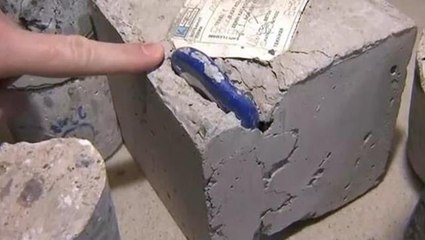 Kadıköy'de binadan alınan beton örneklerinden nazar boncuğu çıktı