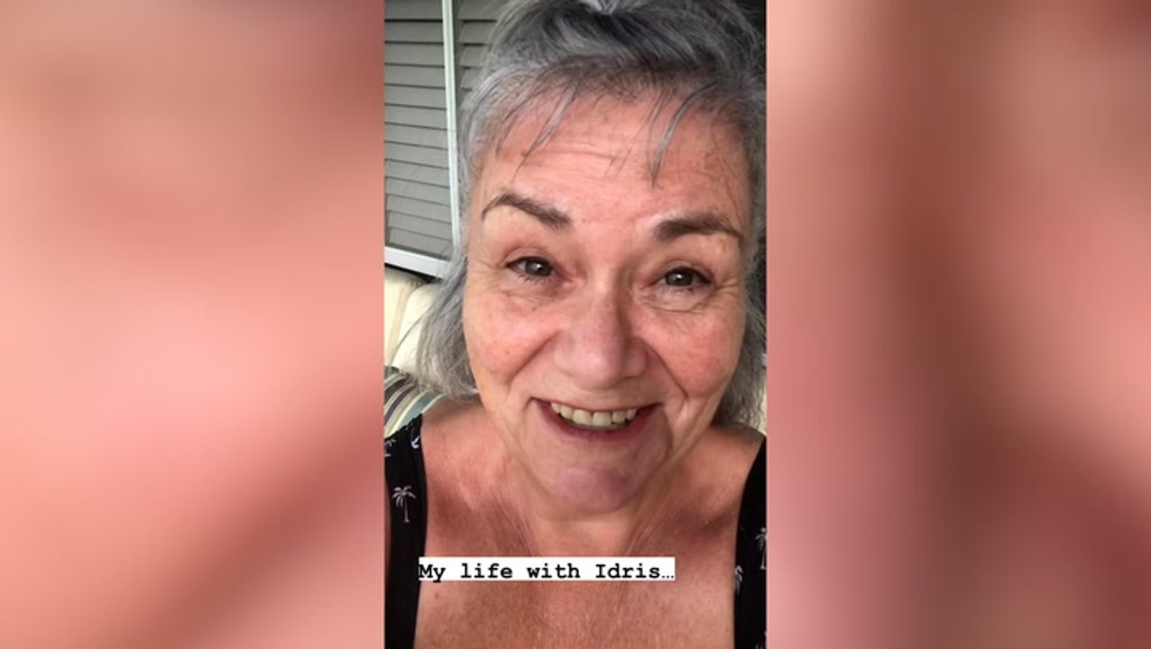 Dawn French relaxes on holiday with ‘boyfriend Idris Elba’ video