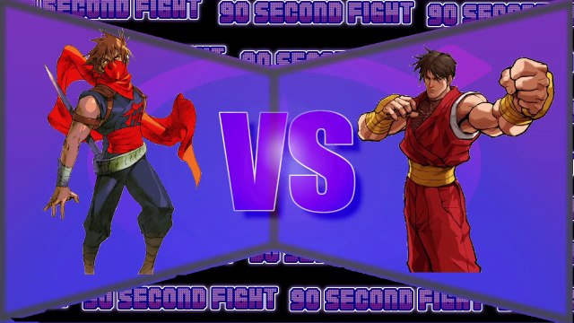 90 Second Fight S1- EP1 Strider Hiryu Vs Guy(Strider Vs Streetfighter)(Pilot)