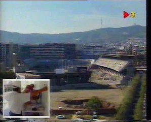 Demolición del estadio de Sarrià