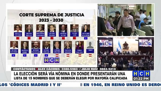 Este miércoles se elegirán Magistrados a la Corte Suprema de Justicia : Presidente del CN