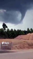 Tornado in Santa Catarina, Brazil