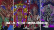 Conheça as 4 Princesas do Carnaval paraense 2023