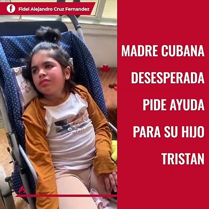 Madre cubana desesperada pide ayuda para salir del país y rehabilitar a su hijo.