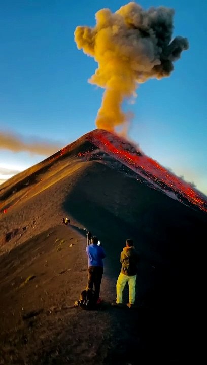 Beautiful Volcanic Eruption