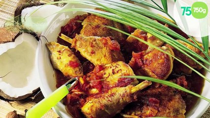 Marmite de poulet au safran et lait de coco