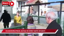 Kılıçdaroğlu'ndan, Baykal'ın evine taziye ziyareti