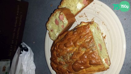 Cake aux saucisses et  feta