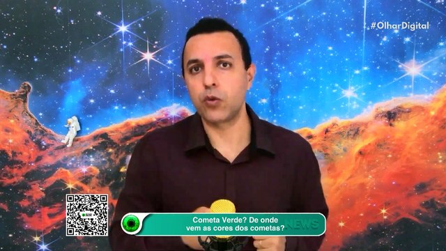 Cometa Verde De onde vem as cores dos cometas