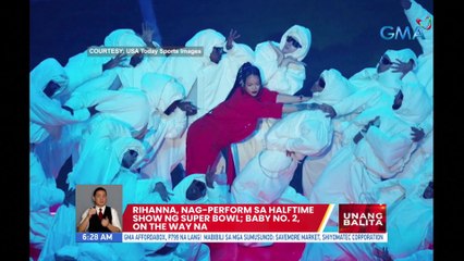 Rihanna, nag-perform sa halftime show ng Super Bowl; baby no.2, on the way na | UB