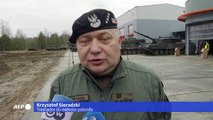Soldados ucranianos aprendem a operar tanques Leopard na Polônia