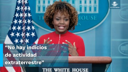 Objetos voladores derribados no son de origen “alienígena”: Casa Blanca