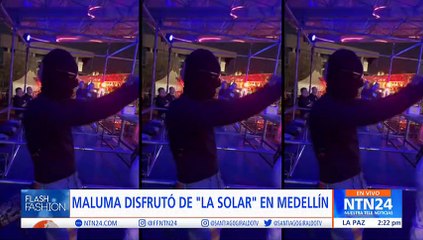 Maluma tuvo que disfrazarse como un "enmascarado" para ir tranquilo a una fiesta en Medellín
