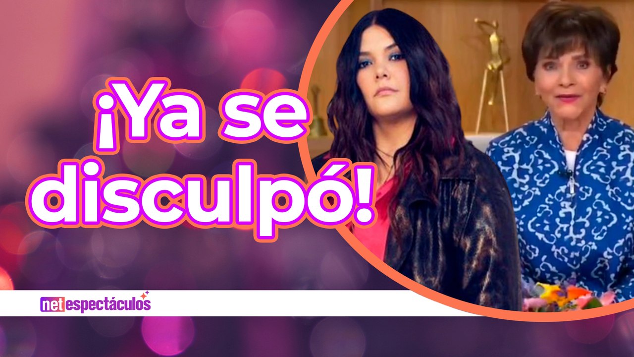 Pati Chapoy ofrece disculpas
