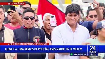 Dina Baluarte sostiene que el gobierno ha dispuesto una lucha frontal contra el terrorismo