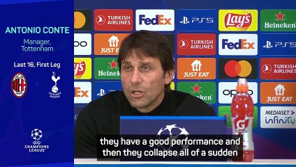Some Spurs players struggling with pressure - Conte