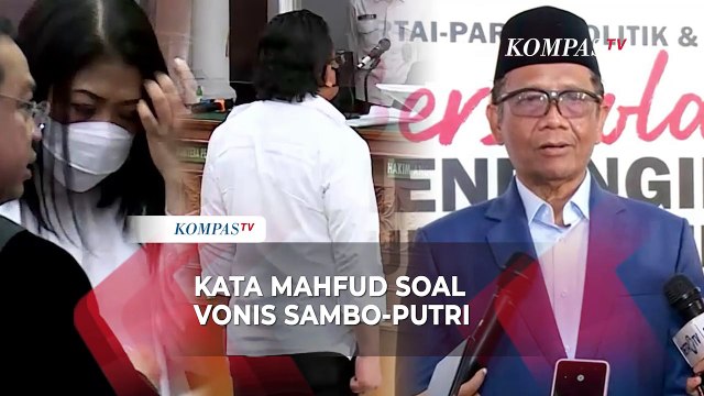 Mahfud MD Sebut Vonis untuk Ferdy Sambo dan Putri Candrawathi Sudah Tepat
