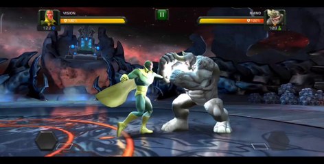 Vision Vs Rhino Amazing fighting gaming video