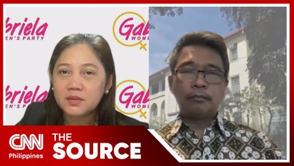 Gabriela Partylist Rep. Arlene Brosas & Jay Batongbacal | The Source