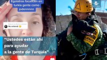 Argentina llama “infumables” y “ególatras” a mexicanos por llevar a perros rescatistas a Turquía