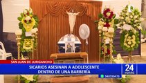 SJL: asesinan de seis balazos a joven de 16 años en barbería