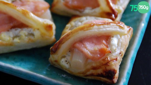 Toasts au saumon fumé & asperges